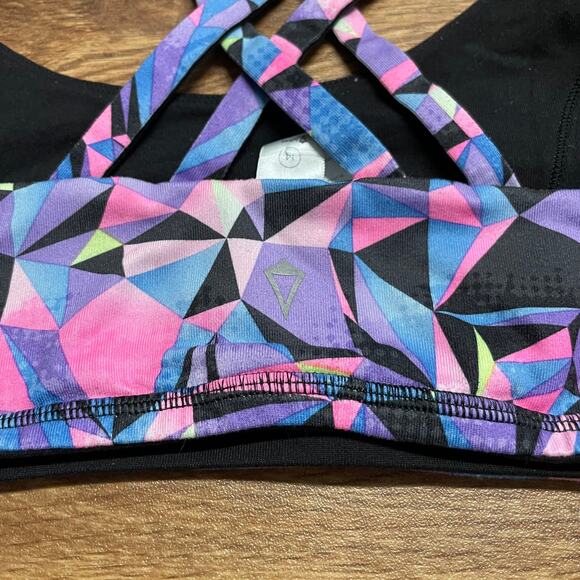 Ivivva Lululemon 2PC Set Girls Athletic Workout Tank Top Sports Bra Size 14 - Picture 11 of 12